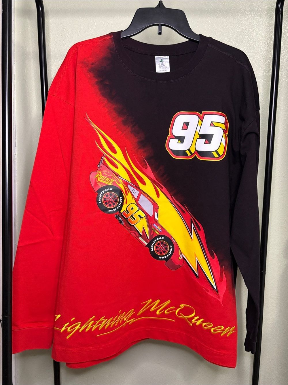 NWT Disney Pixar Lightning McQueen Racing Crewneck - Men's Size L